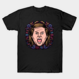 Sam Kinison (Flowered) T-Shirt